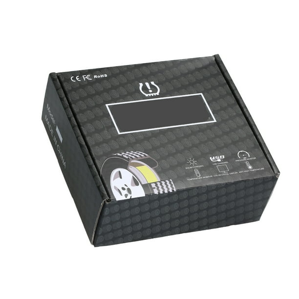 De Monitoreo De Presión De Neumáticos Para Automóviles Inalámbricos Solares Con 4 Sensores Externos