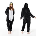 thumbnail image 2 of Conjunto de Pijamas de manga larga para niños y niñas, ropa de dormir de franela con estampado de pingüino, Onesies con diseño de Panda de invierno xuanjing unisex, 2 of 2