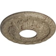 thumbnail image 3 of Ekena Millwork 11 3/8"OD x 3 5/8"ID x 1 1/8"P Leaf Ceiling Medallion (Fits Canopies up to 4 3/4"), Hand-Painted Gobi Desert Crackle, 3 of 7