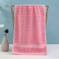 thumbnail image 2 of Kyusrd Hand Towels for Bathroom,Cotton Soft Absorbent Decorative Hand Towel for Face Spa Bath Gym Kitchen,Pink,34x75cm, 2 of 6