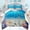 Blue, variant on Erosebridal Teens Cartoon Sea Turtle Queen Comforter Set 3pcs,Boys Girls Kawaii Coastal Ocean Animal Bedding Comforter Set,Ultra Soft Home Decor