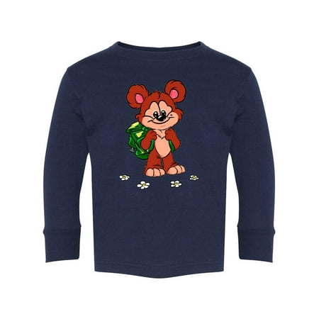 

Cute Bear With A Backpack Long Sleeve Toddler -Image by Shutterstock 3 Toddler