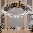thumbnail image 6 of JUST MARRIED Wedding Banner Set-wedding Decorations Bridal Shower And Engagement Photo Path Car Decoration, 6 of 8