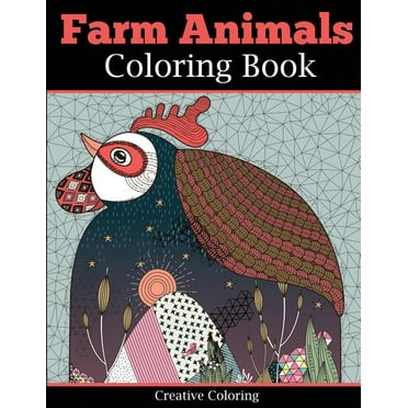 Animals Adult Coloring Book, (Paperback) - Walmart.com