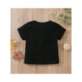 thumbnail image 3 of Qmyliery Kids T-Shirt, Boys Letter Print Round Neck Short Sleeve Tops Pullover Casual Tops, 3 of 7