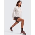 thumbnail image 3 of CRZ YOGA Women’s Cloud Jersey Pullover Hoodie Long Sleeve Lightweight Workout Top with Thumb Holes, 3 of 4