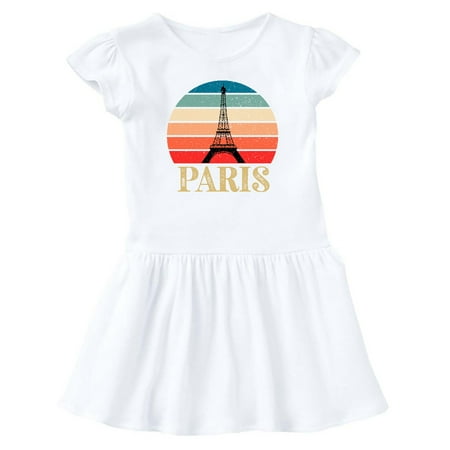 

Inktastic Paris France Eiffel Tower Vacation Trip Gift Baby Girl Dress