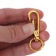thumbnail image 2 of Cierre De Gancho 4 piezas Vintage Metal equipaje bolsa perro hebilla Snap Hook DIY llavero (oro) Tmvgtek Libre de BPA, 2 of 7