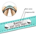thumbnail image 5 of Didog Personalized PU Leather Small Dog Collar Free Engraving Cat Pet Puppy ID Name Number, 5 of 7