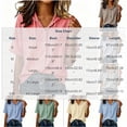 thumbnail image 6 of Fancifize Short Sleeve Hoodies for Women V Neck Striped Button Down Shirts Casual Loose Blouses Summer Hooded Tops, 6 of 6