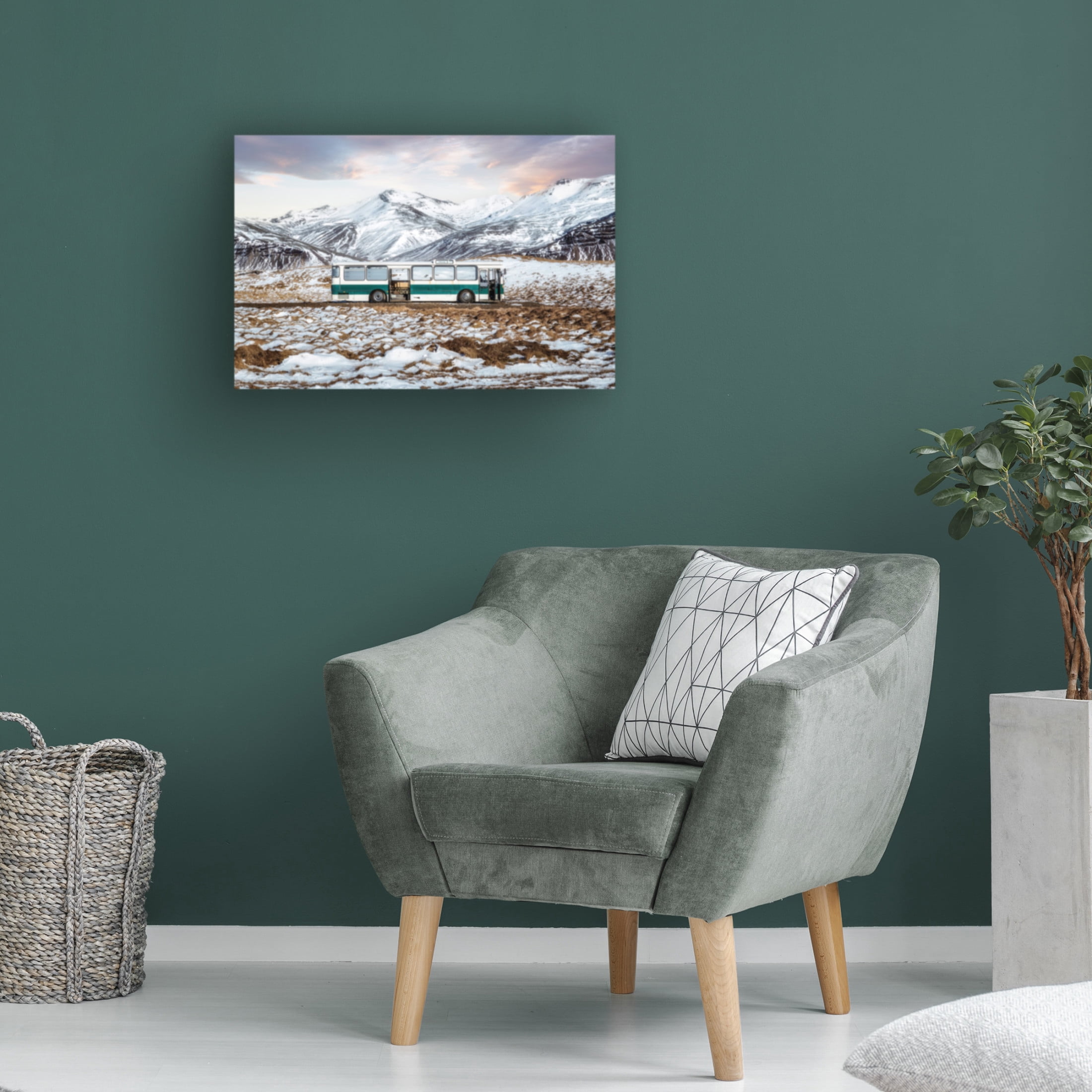 Canvas Wall Art - Paco Herrero 'Last Stop' Wall Art for Living Room, Bedroom, or Office Décor by Trademark Fine Art - 19 x 12 Inches