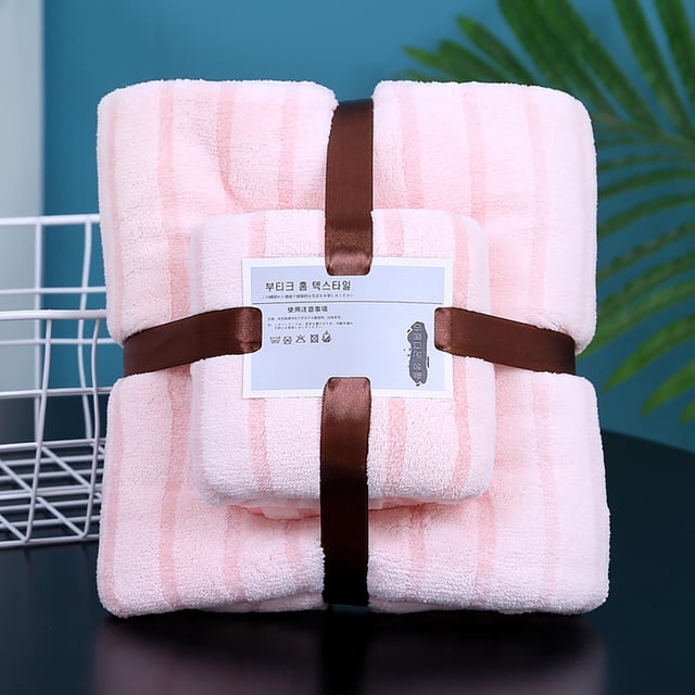PRETXORVE Bath Bathroom Set Deluxe Bath Soft Set High Absorbent Includes 1 Bath 27.5X55 Inches and 1 13.5X29.5 In