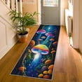 thumbnail image 3 of Mushroom Hallway Carpet 2x6ft Cartoon Mushroom Running Track Carpet Forest Fairy Tale Running Rug Magic Fairy Tale Washable Soft Children's Playroom, Bedroom Non-Slip Pad, 3 of 7