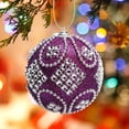 thumbnail image 6 of hulanddfd Glitter Sequin Foam Balls, 3.1 in Christmas Balls Hanging Ornaments for Xmas Tree Outdoor Decor and Holiday Party F, 6 of 6