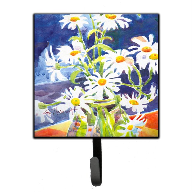 "Caroline's Treasures 6003SH4 Flowers-Daisy Correa o llavero, pequeño, multicolor" Caroline's Treasures 6003SH4