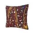 thumbnail image 2 of YFYANG Square Decorative Throw Pillow Case (Without Pillow Insert), Retro Abstract Red Texture Bedroom Sofa Car Cushion Cover, 12"x12", 2 of 9