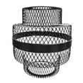 thumbnail image 2 of Accesorios de iluminación de techo Pantalla de lámpara Alambre de metal Cubierta de jaula de luz Lámparas Pantalla de iluminación de protección para Negro Salvador Sombra de luz colgante, 2 of 10