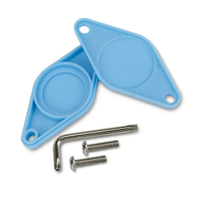 fashionhome Support Compatible pour Airtag Antivol Universel Incluant Vis de Sécurité Support Support Bleu