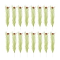 thumbnail image 1 of LUVCLS 8/16 piezas de adornos para árbol de Navidad, ramas de árbol de Navidad, adornos de elfo, adornos para árbol de Navidad de 17 pulgadas, tallos rizados de color rojo y verde lima, adornos para, 1 of 7
