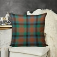 thumbnail image 7 of MACDUFF HUNTING ANCIENT TARTAN Linen Throw Pillow Covers 20"x20" Decorative Cushion Cases with Hidden Zipper for Sofa, Couch, Bed, Living Room–No Insert Made in USA, 7 of 7