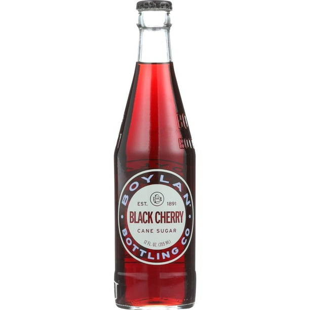 Boylan Black Cherry Soda, 12 Fl Oz (Pack Of 24)