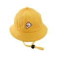 thumbnail image 1 of Hat Bear Pattern Sun Protection Cotton Breathable Baby Girls Bucket Cap for Baby, 1 of 8