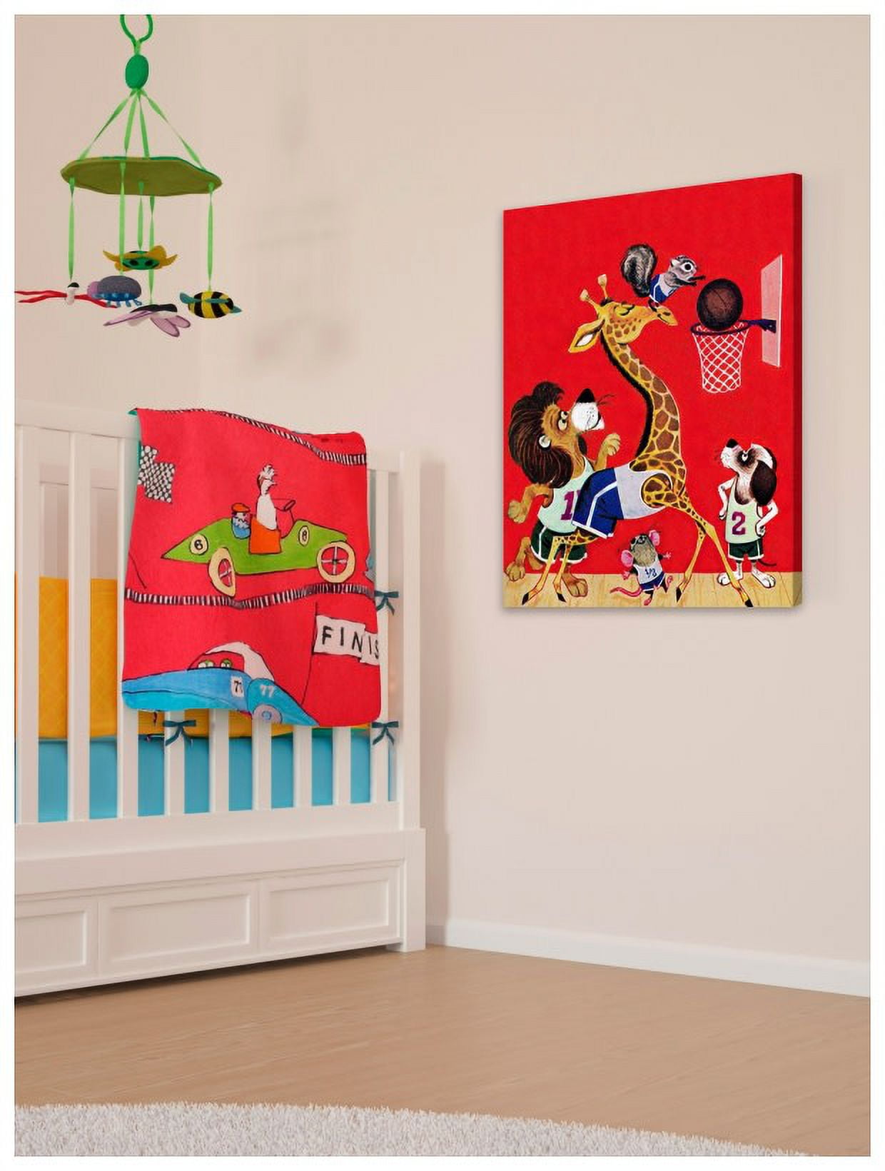 Marmont Hill "Basketball" by Curtis Painting Print on Canvas