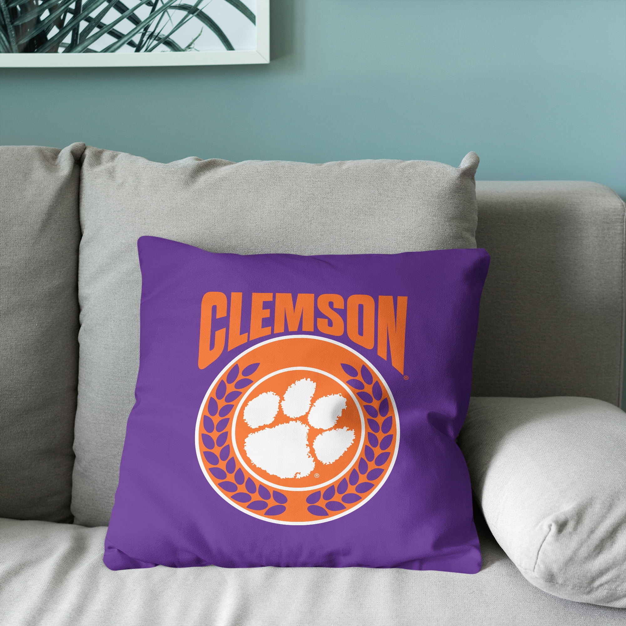 Clemson NCAA Triumph Square Cloud Pillow 24 inches