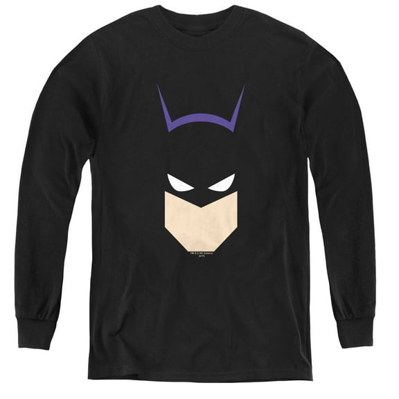 Batman - Bat Head - Youth Long Sleeve Shirt - Medium