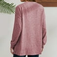 thumbnail image 4 of Fiaer Women's Cardigan Sweater Oversize Long Sleeve Lightweight Fashion Solid Open Front Tops with Pocket RD1 XXXL, 4 of 6