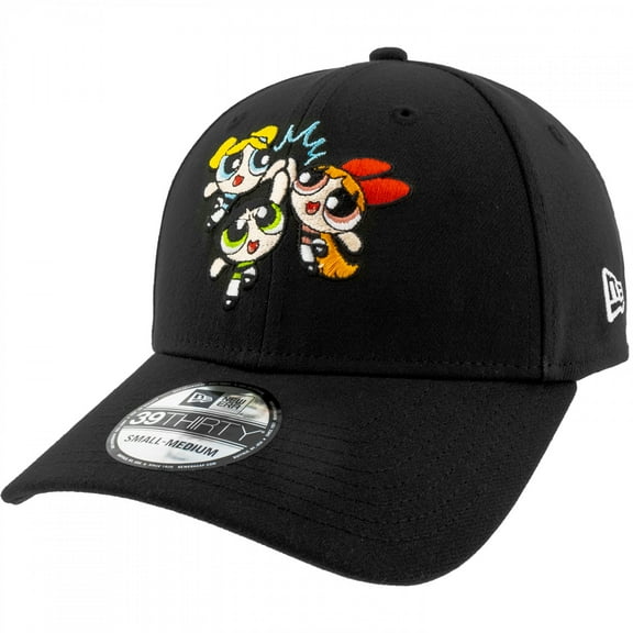 The Powerpuff Girls Logo New Era 39Thirty Fitted Hat-Small/Medium