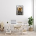 thumbnail image 2 of Stupell Industries What You Think You Become Phrase Floral Pattern Buddha Graphic Art White Framed Art Print Wall Art, 24x30, by Jennifer Paxton Parker, 2 of 6