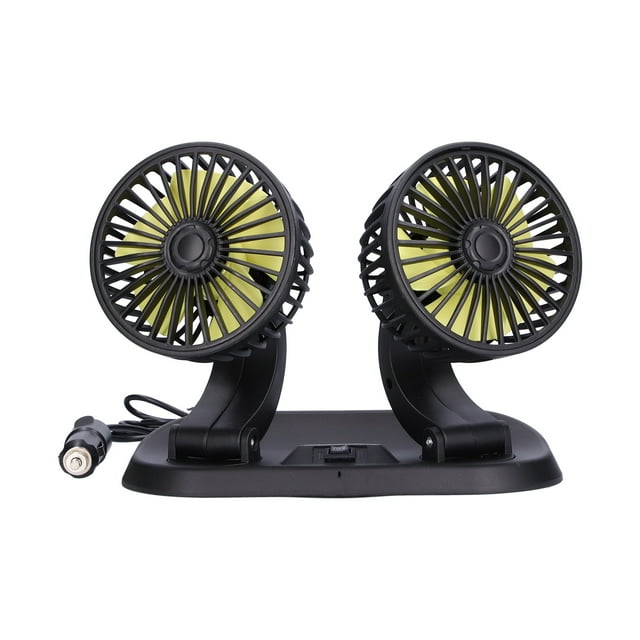 Ventiladores de doble cabezal, ventilador eléctrico para automóvil, ventilador de enfriamiento de 360°, ventilador para vehículo, estándares líderes en la industria