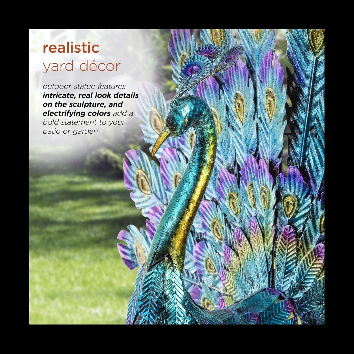 Metallic Statue Outdoor Art Decoration Garden Statue