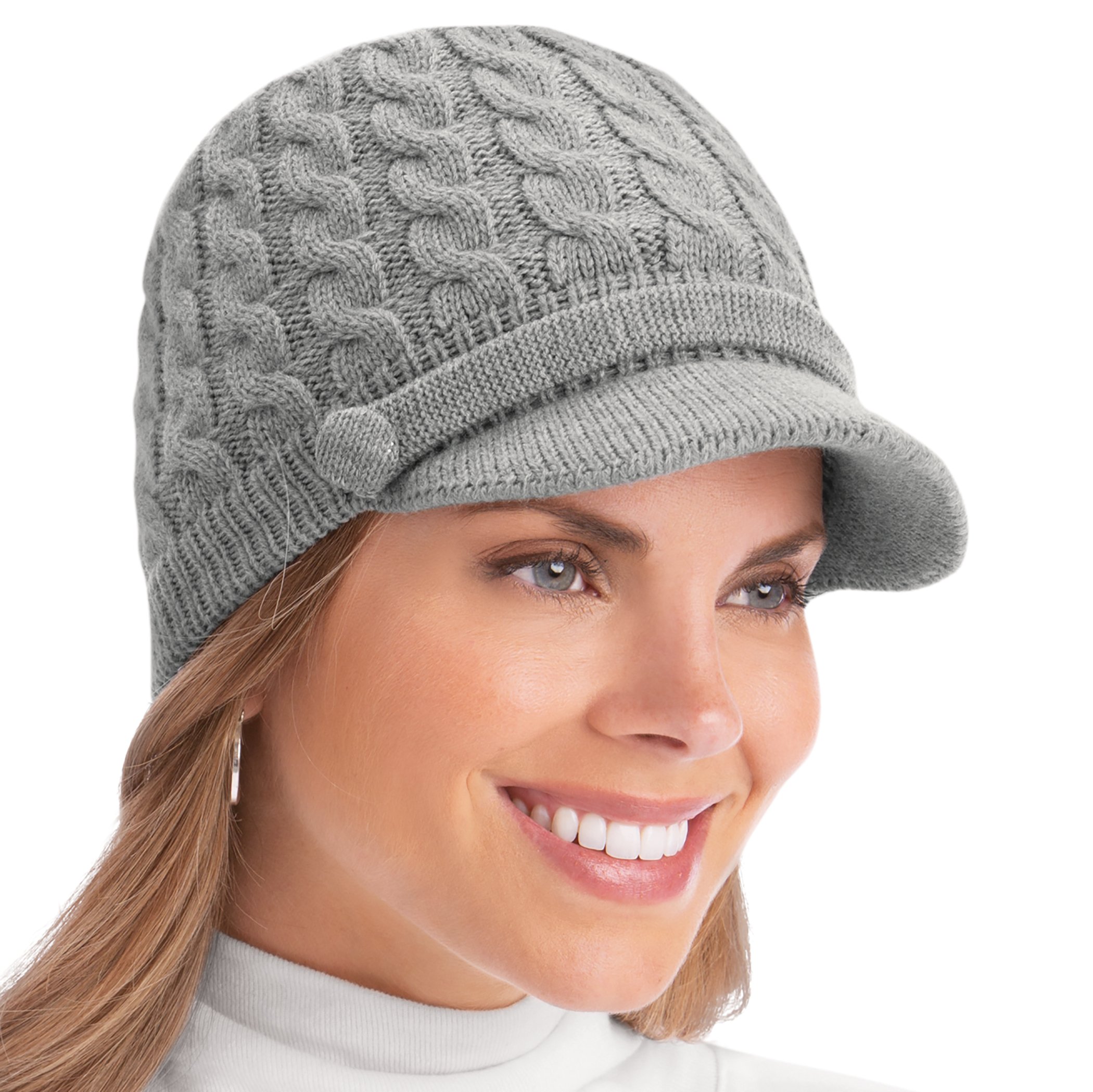 Womens Stylish Stretchy Cable Knit 