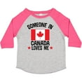 thumbnail image 3 of Inktastic Someone in Canada Loves Me Boys or Girls Toddler T-Shirt, 3 of 5