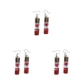 thumbnail image 3 of Qarigey 1 par de pendientes de gota para mujer, pendientes colgantes de botellas de cristal con flores a la moda, joyería para oreja de aniversario para Type1 NO1 Qarigey CBP308081, 3 of 6