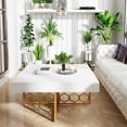 thumbnail image 6 of Square Coffee Table White and Glod Coffee Table Modern Coffee Table for Living Room, 6 of 6