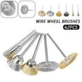 thumbnail image 3 of 42Pcs/Set Brass Copper Steel Wire Brush Polishing Wheels For Rotary Tools, 3 of 9