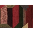 thumbnail image 1 of Ahgly Company Indoor Rectangle Abstract Brown Modern Area Rugs, 2' x 4', 1 of 4
