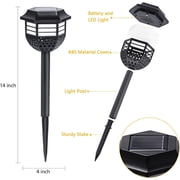 4 Pack Solar Pathway Lights IP65 Waterproof Outdoor Landscape Lights