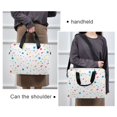 thumbnail image 6 of FORMRS 16" Laptop Bag Carrying Sleeve Case with Handle Travel Shoulder Briefcase, White Retro Pattern, 6 of 8