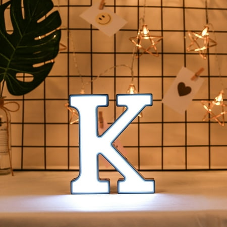 

Creative LED Letter Lights Night Light Plastic English Letters Light Lamp