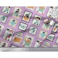 thumbnail image 3 of Soimoi Poly Georgette Fabric Penguin Ocean Printed Fabric 1 Yard 52 Inch Wide, 3 of 3