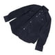 thumbnail image 3 of Camisas de manga larga para hombre, cuello vuelto con botones, blusa informal que mantiene el calor para otoño invierno, azul oscuro 3XL, 3 of 14