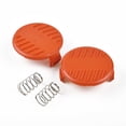 thumbnail image 1 of 2Pcs Trimmer Replacement Spool Cap +2Pcs Springs for Black&Decker 385022-03, 1 of 8