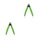 thumbnail image 2 of Kenally Alicates diagonales para pelar cables, alicates para romper, fabricación de joyas, bricolaje, reparación de acero al carbono, pinza Verde 2Conjunto, 2 of 6