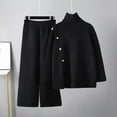 thumbnail image 2 of Lindreshi Pj Sets for Woman Women Winter Knit Long Sleeved Pants Shirt Casual Two Piece Suit, 2 of 8