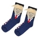 thumbnail image 2 of Calcetines Trump Con Pelo Falso 3D para Hombres Y Mujeres (oscuro) Azul Blanco, 2 of 9