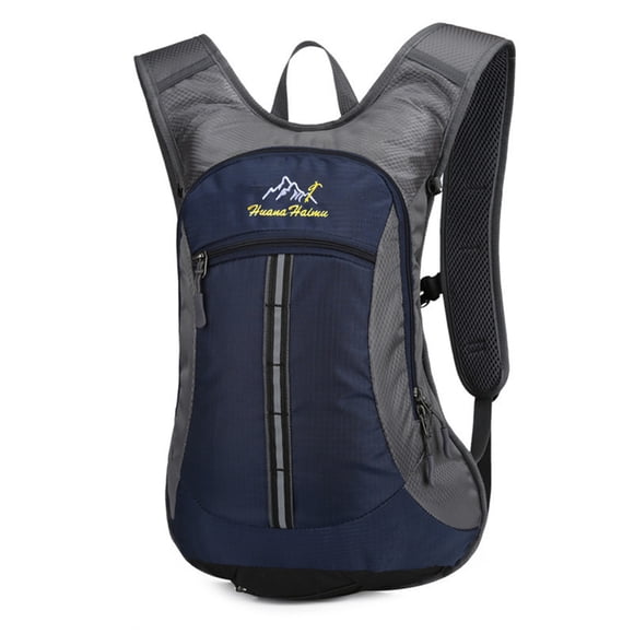 New Arrival Outdoor Cycling Backpack with Hydration System - Versatile Deep Blue Hiking Daypack for Sports and Biking, Dimensions: 12.6" x 4.7" x 17.3"